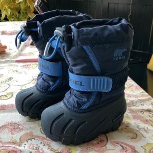 Sorel Kids Boots - Dark Blue and Black